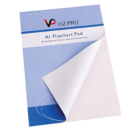 VIZ-PRO Standard Easel Pads, A1 Flipchart Paper Pad, 23 x 32 Inches, 25-Sheets/Pad - Image 1