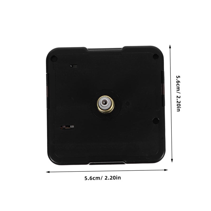 Long Shaft Sweep Clock Movement Silent Quartz Mechanism With Walnut Hands - Image 3