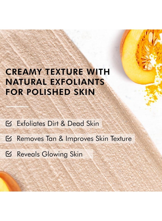 MCaffeine Smoky Pumpkin Spice Body Scrub For Glowing Skin| Coffee, Pumpkin Extracts, Apricot & Shea Butter | Exfoliate, Remove Tan, Nourish, Moisturize | Sweet & Spicy Aroma For Men & Women - 175G  - Image 2