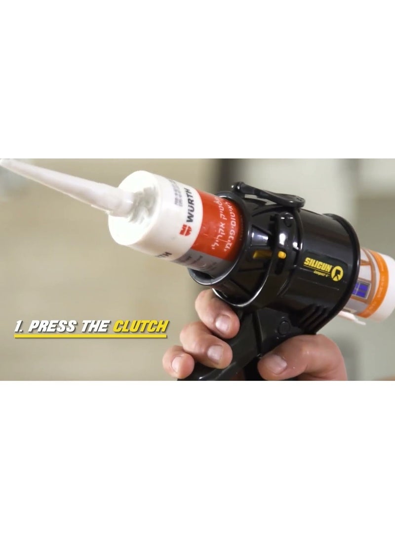 Siligun Caulking Gun SILIGUN4 Compact , Anti Drip, 4-inch. - Quantity 1 - Image 5
