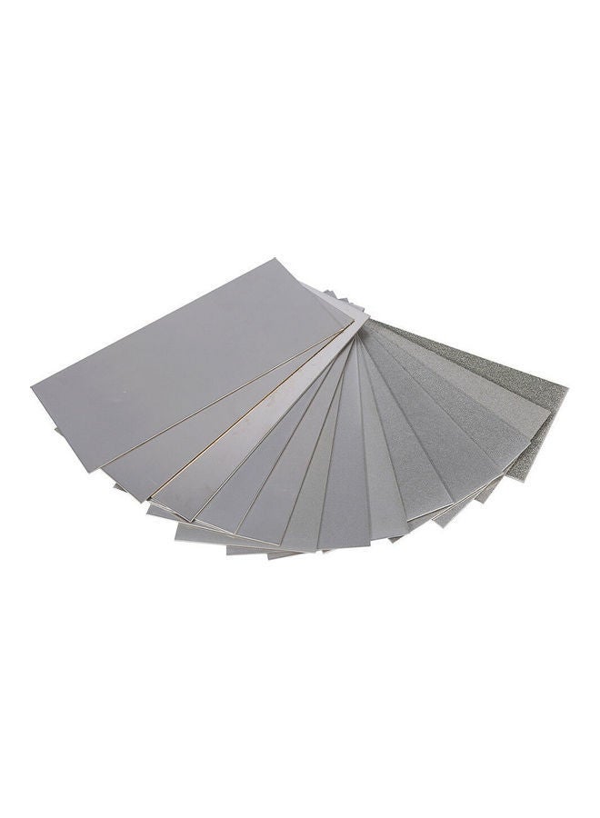 NIBEMINENT 80-3000 Grit Diamond Thin Knife Blade Grinding Sharpening Stone Whetstone Tool Grey 20*10*20cm  - Image 3
