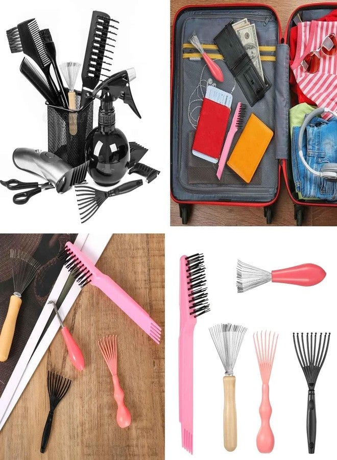DPWOUM 5 Pcs Colorful Hair Brush Cleaner Tool Comb Cleaning Brush Remover Mini Hair Instrument Hairstylist Essentials Embedded Tool for Home and Salon Use - Image 4