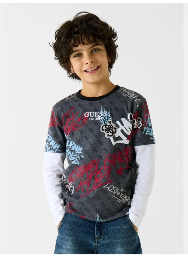 GUESS Kids AOP T-Shirt Boys