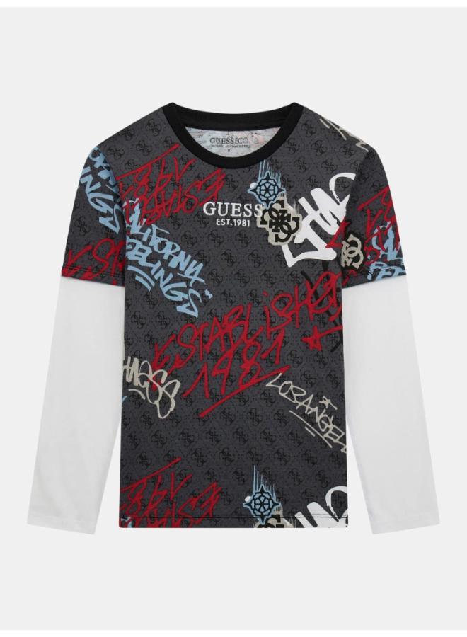 GUESS Kids AOP T-Shirt Boys - Image 4