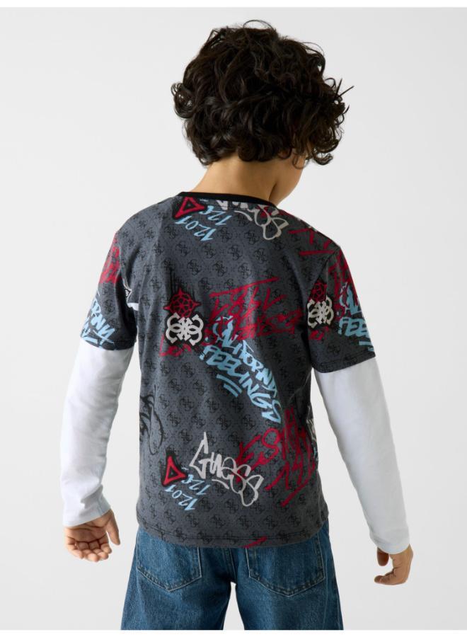 GUESS Kids AOP T-Shirt Boys - Image 2