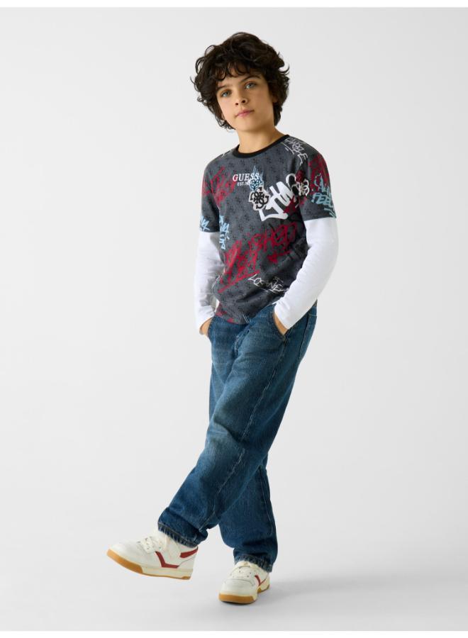 GUESS Kids AOP T-Shirt Boys - Image 3