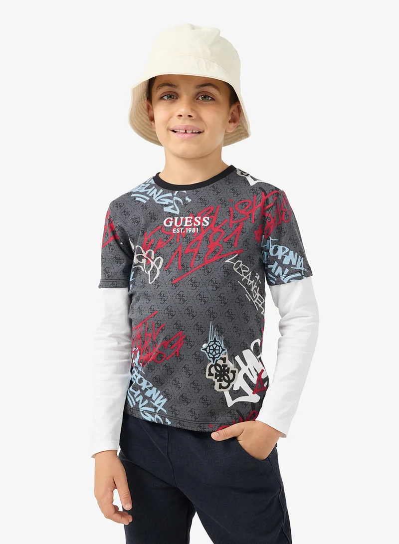 GUESS Kids AOP T-Shirt Boys