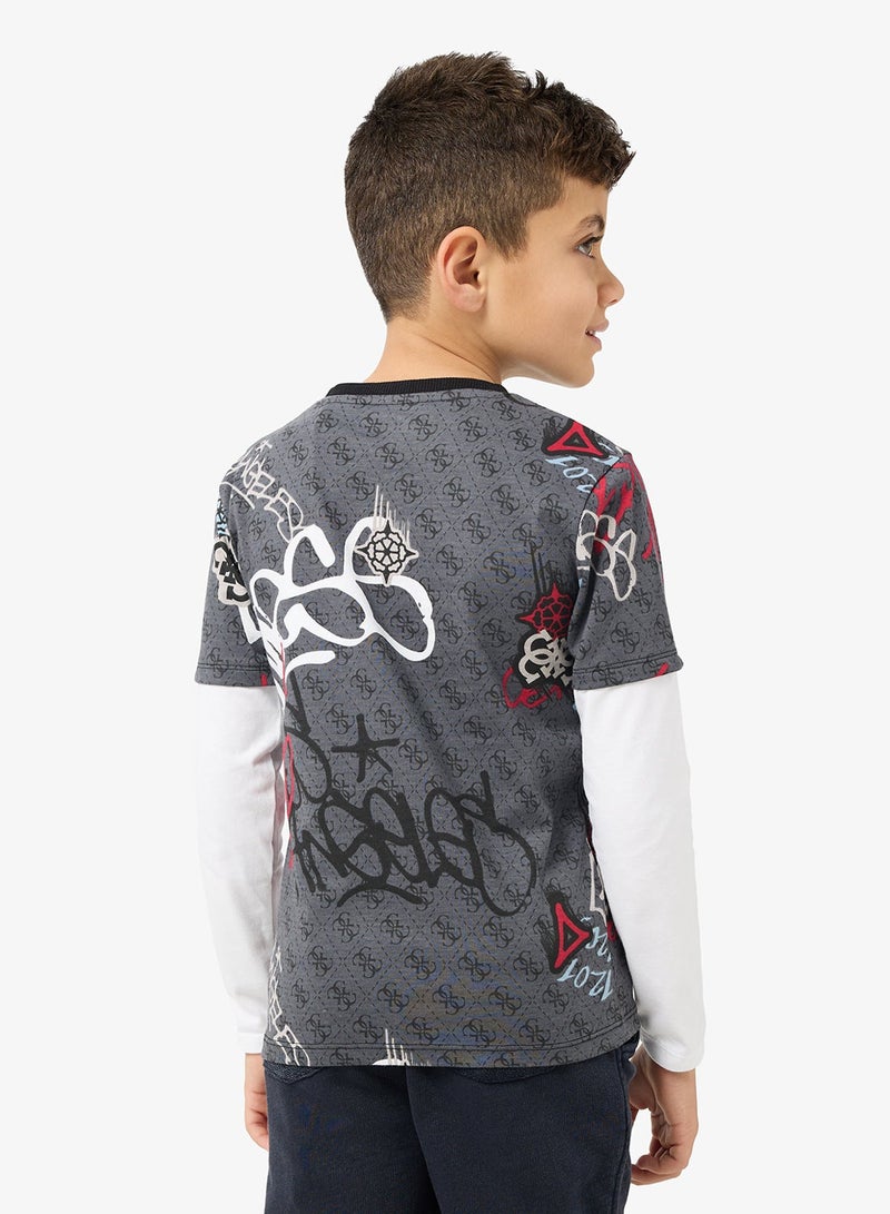 GUESS Kids AOP T-Shirt Boys - Image 2