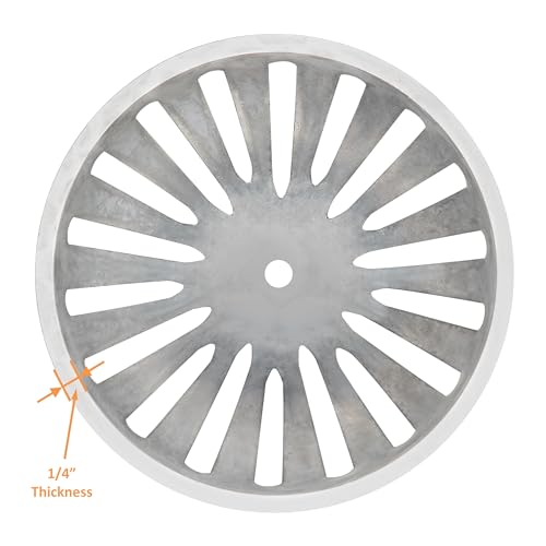EquipmentBlvd FS-DS Aluminum Dome Strainer, Floor Sink Drain Cover for 12" Floor Sink. 5-1/4" Diameter (1 pcs) - Image 4