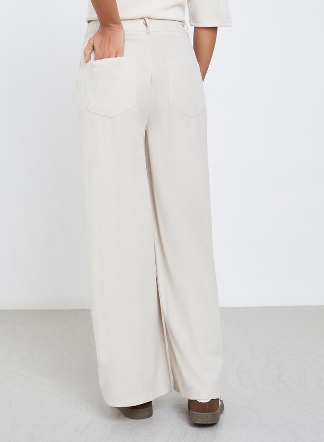 ستايلي بنطال كوردروي بأرجل واسعة - Image 4