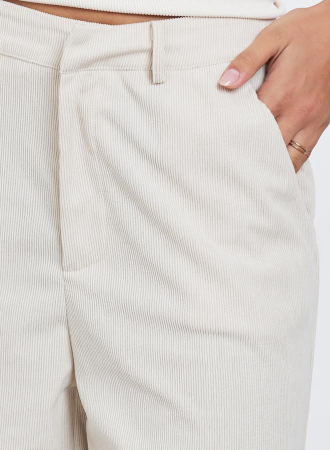 ستايلي بنطال كوردروي بأرجل واسعة - Image 3