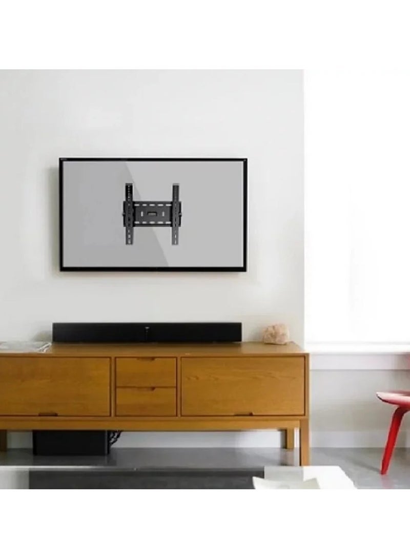 Skill Tech حامل تلفاز حائط قابل للإمالة للاستخدام الثقيل | حامل حائط ثابت عالمي للإمالة للتلفزيونات من 32 إلى 70 بوصة LED و LCD و منحنية | إطار فولاذي منخفض الحجم موفر للمساحة مع إمالة سهلة التعديل لمشاهدة مضادة للتوهج | مثالي للتثبيت في المنزل والمكتب والفنادق - Image 4