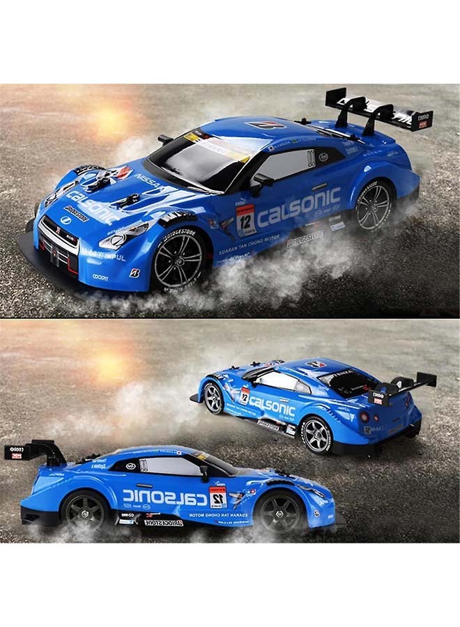D-Power سيارة التحكم عن بعد نيسان GT-R (R35) GT500 بمقياس 1:16 – 2.4GHz، بطارية قابلة للشحن، تصميم سيارة سباق رسمية، للأطفال من عمر 6 سنوات فما فوق - Image 5