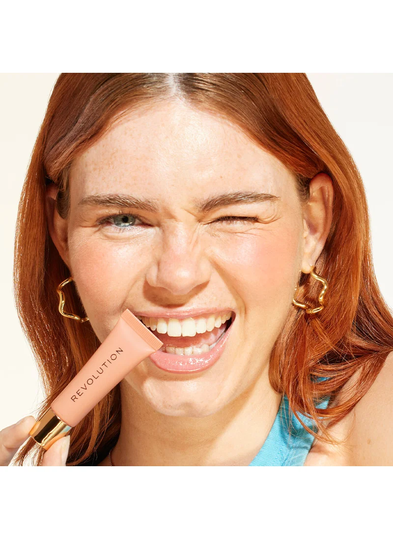 REVOLUTION Juicy Peptide Lip Balm - Nude Spice