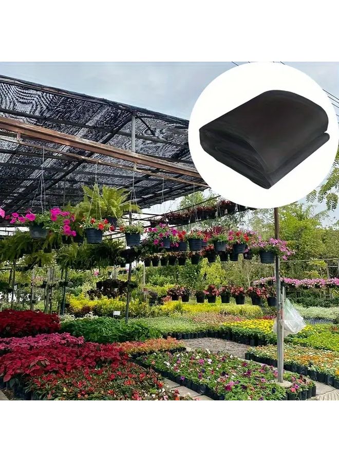 Black Outdoor Mesh Netting 2 4m By 4m For Patio Pergola Garden Mosquito Bird Repellent - Image 2