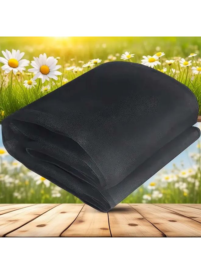 Black Outdoor Mesh Netting 2 4m By 4m For Patio Pergola Garden Mosquito Bird Repellent - Image 3