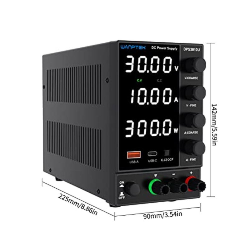 Morelian DPS3010U 0-30V 0-10A 300W Switching DC Power Supply 4 Digits Display LED High Precision Adjustable Mini Power Supply AC 115V/230V 50/60Hz - Image 5