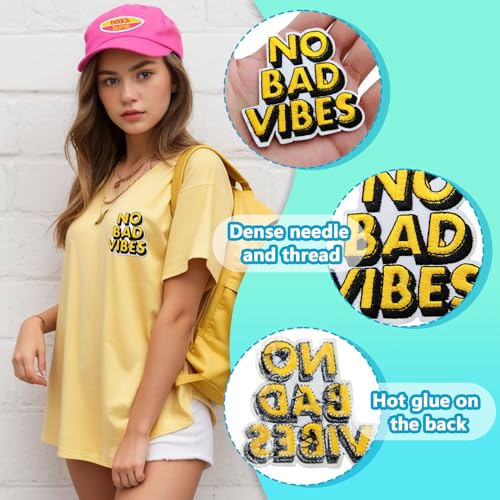 Yaveron 22Pcs Summer Iron on Patches Vsco Vintage Embroidered Patches Cute Hawaiian Applique Patches for Clothing Backpacks Jeans Hats - Image 3