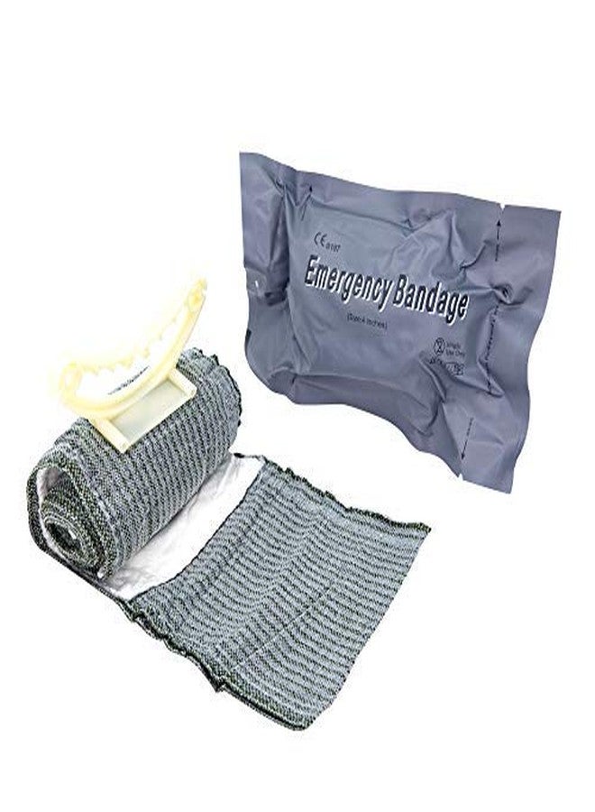 LINE2design Israeli 4” Compression Bandage - First Aid Wound Injury Sterile Battle Dressing - EMS Emergency Stop The Bleed Control Medical Trauma Wound Care- Pack of 2 - Image 3