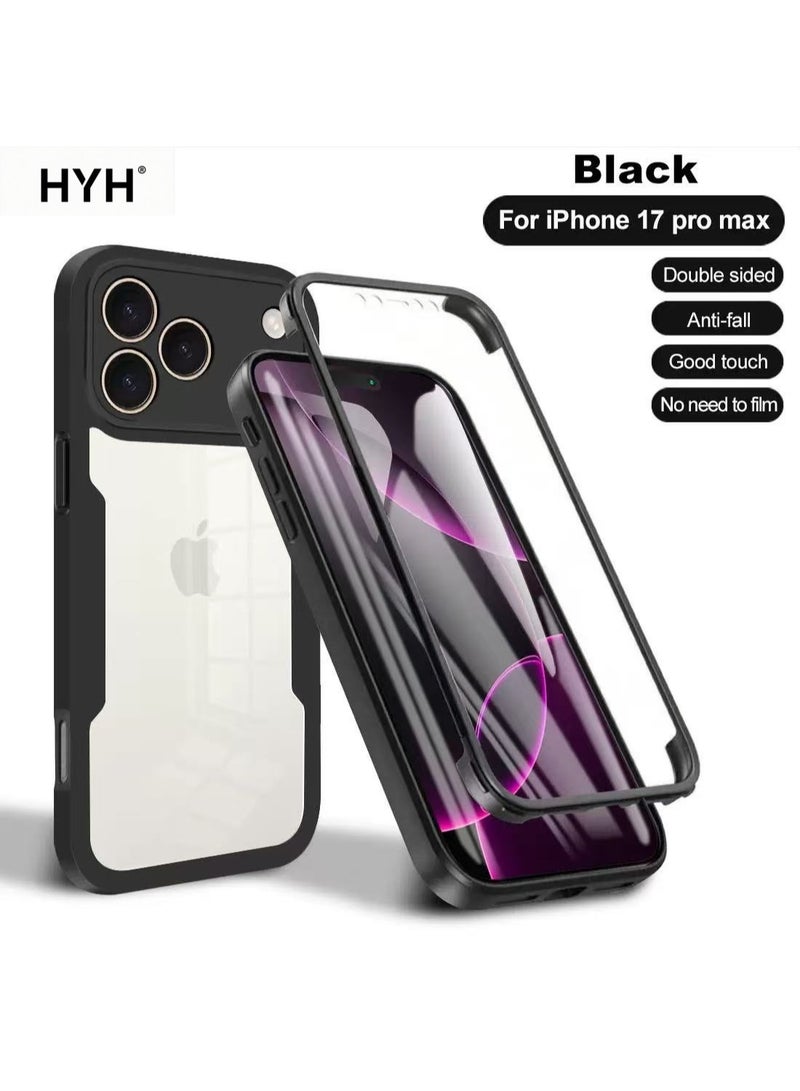 HYH iPhone 17 Pro Max Case, 360° Full Body Coverage Front & Back Shockproof Protective Cover - Image 1
