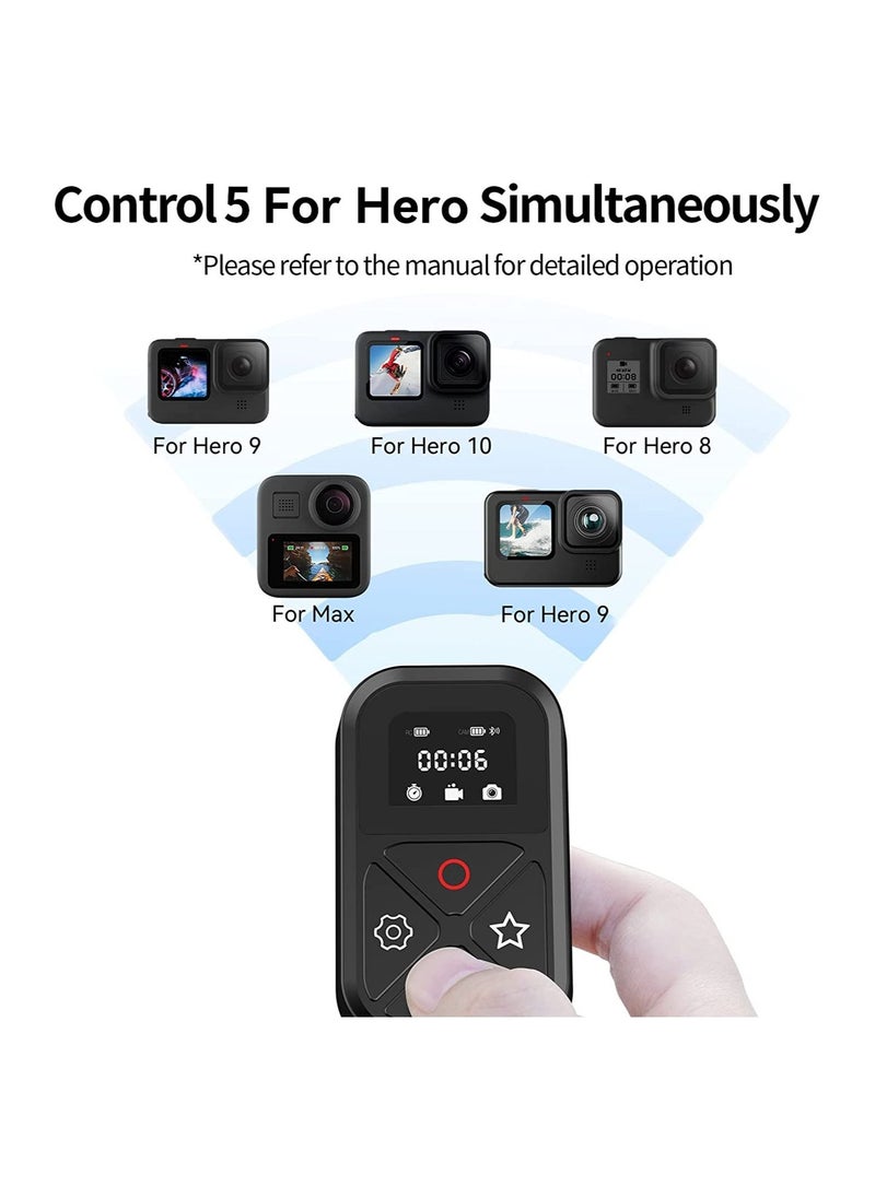 SYOSI - Wireless Bluetooth Remote Control for Gopro HERO 11 HERO 10 HERO 9 HERO 8 Max Waterproof Camera Controller Remote with Wrist band - Image 1