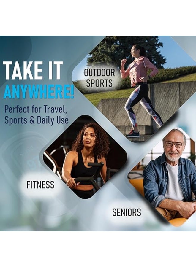 جهاز قياس الأكسجين والنبض من الإصبع – قراءة دقيقة لنسبة الأكسجين ومعدل ضربات القلب - Image 4