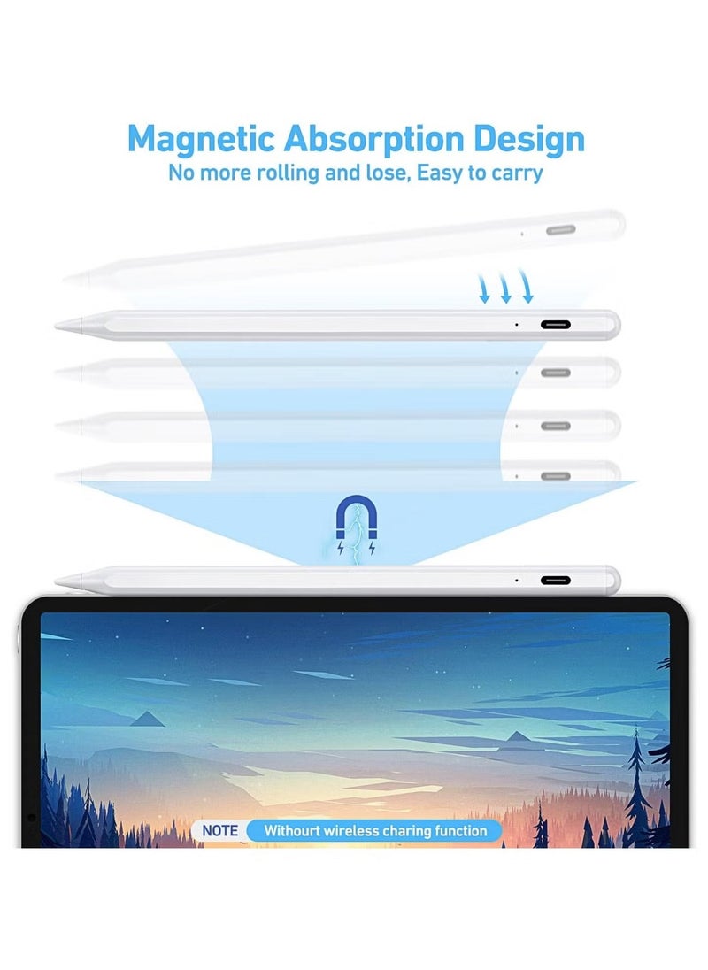 ELTRAZONE Stylus Pen for iPad – Active Pencil with 10 Min Quick Charge, Palm Rejection & Tilt Sensor, Magnetic Design, Compatible with iPad Pro 11"/12.9", iPad 10/9/8/7/6, iPad Mini 5/6, iPad Air 3/4/5 - Image 5