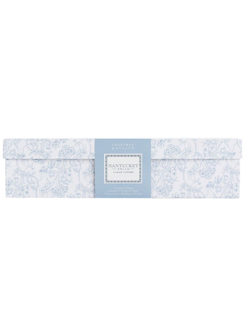 Crabtree & Evelyn Crabtree  Evelyn Paper Drawer Nantucket Briar Glass Blue 34 x 38 x 8 cm 