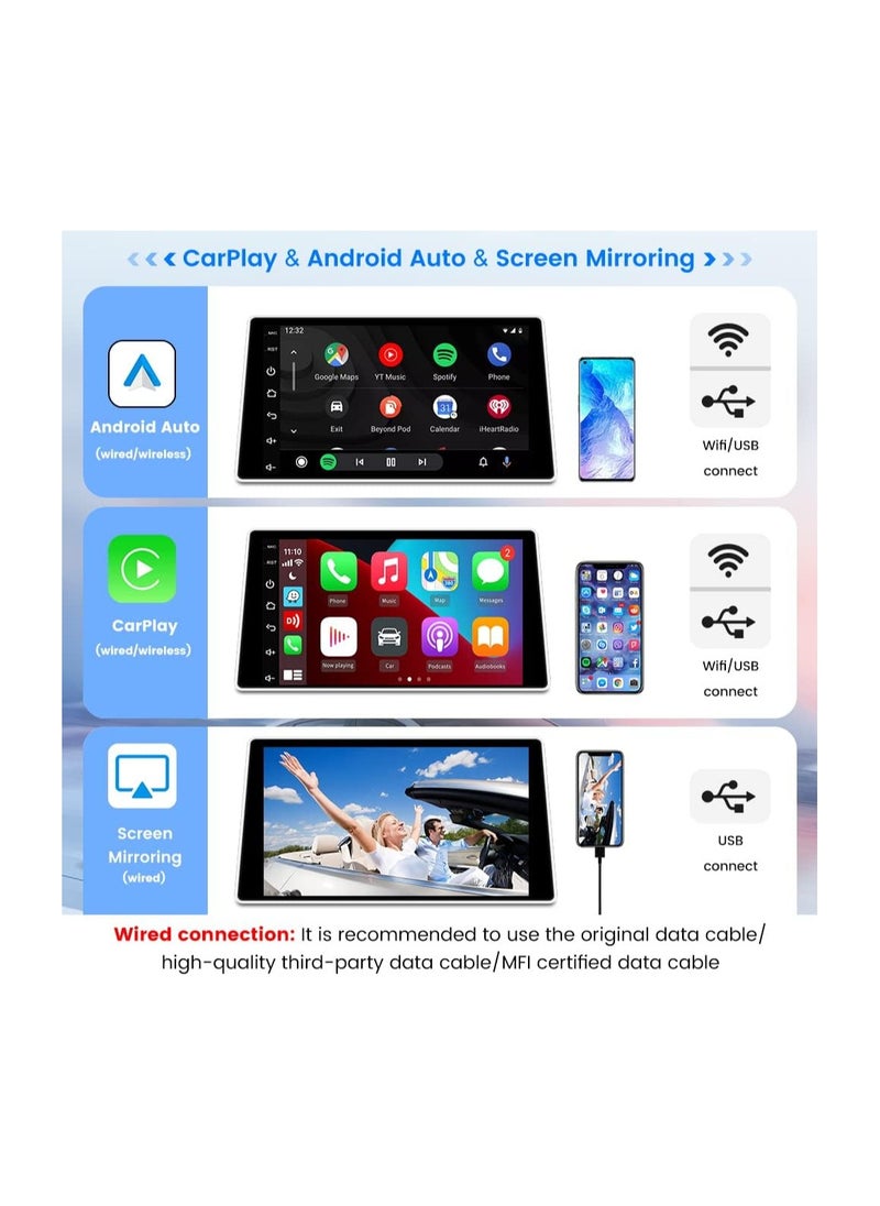 كار لينكيت محول Carlinkit لوحدة رأس Android لما بعد البيع CarPlay وAndroid Auto 2 في 1 دونجل يدعم Mirrorlink/التحكم الصوتي/التحكم في عجلة القيادة - مناسب فقط لراديو السيارة Android  - Image 3