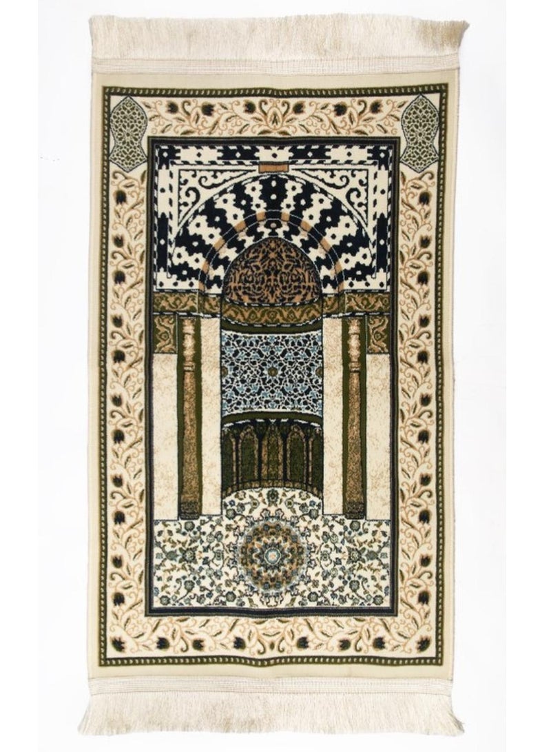 Al Muhammadiyoon Premium 4mm  Madinah Prayer Mat – Soft Islamic Sujadah Inspired by Masjid Nabawi | Ideal for Ramadan, Hajj & Salah - Image 5