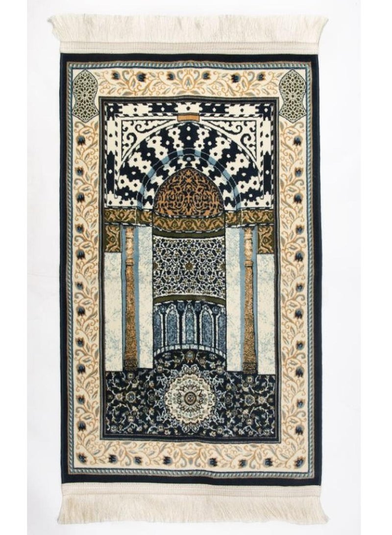 Al Muhammadiyoon Premium 4mm  Madinah Prayer Mat – Soft Islamic Sujadah Inspired by Masjid Nabawi | Ideal for Ramadan, Hajj & Salah - Image 1