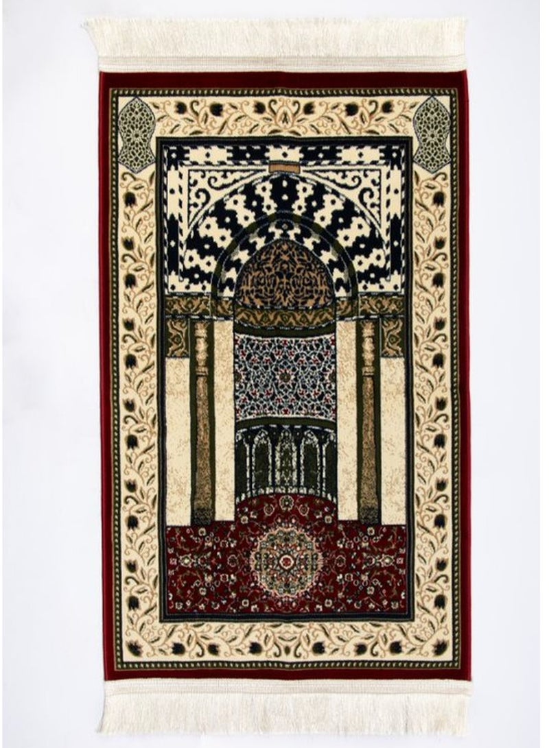 Al Muhammadiyoon Premium 4mm  Madinah Prayer Mat – Soft Islamic Sujadah Inspired by Masjid Nabawi | Ideal for Ramadan, Hajj & Salah - Image 4