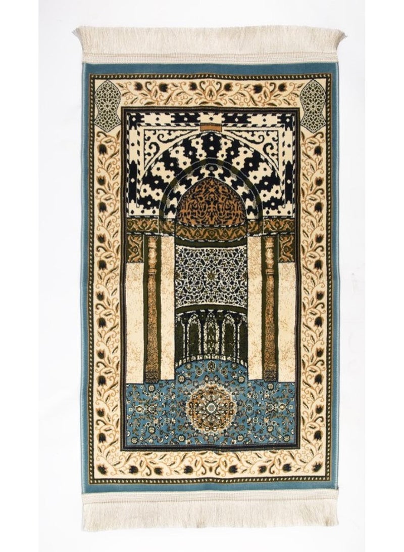 Al Muhammadiyoon Premium 4mm  Madinah Prayer Mat – Soft Islamic Sujadah Inspired by Masjid Nabawi | Ideal for Ramadan, Hajj & Salah - Image 2