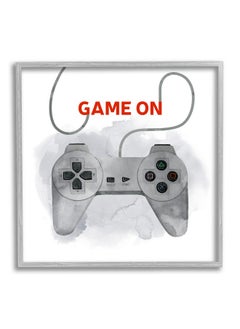 Stupell Industries Game On Gamer Joystick Controller Framed Giclee Art, Design By Grace Popp  - Image 1