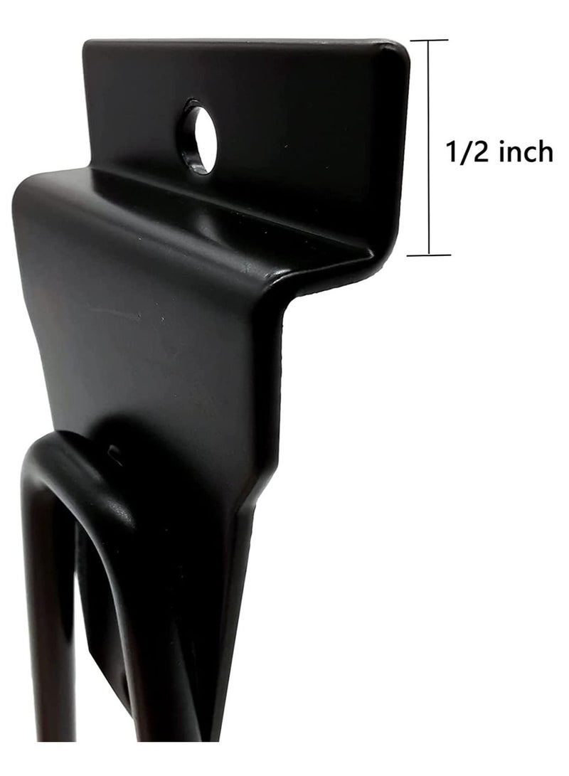 NIBEMINENT Garage Hooks Heavy Duty, Steel Storage Hooks, Utility Tool Hangers, and Combinable Wall Mount for Organizing Ladders, Bikes, Hoses, More Equipment (8 Pack) - Image 4