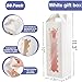 Tlence 50 Pack Gift Box for Sublimation Transparent Tumbler Wrapping Boxes Glass Packaging Exhibition Box with Handle Heat Press Blank Boxes for 20oz30oz Wine Bottle Cup Jars Birthday Presents - Image 4