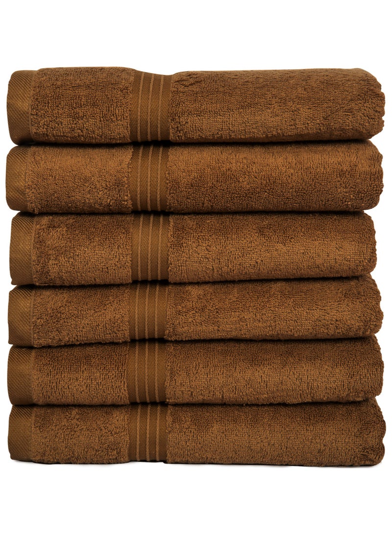 Bliss Casa - Large Hand Towels (6 Pack, 50 x 100 cm) - 100% Combed Cotton - Premium Quality, Ultra Soft and Highly Absorbent, Hotel & Spa Quality Hand Towels - Image 2