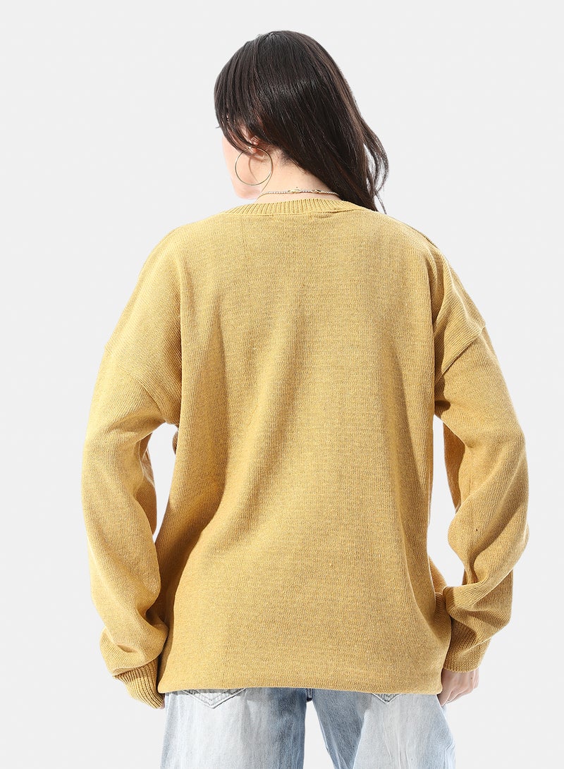 Andora Loose Fit Kniited Slip On Pullover - Image 2