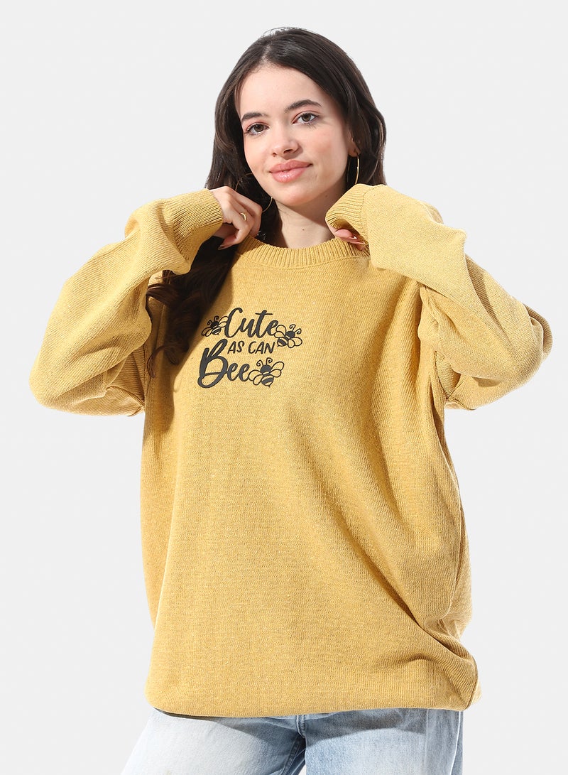 Andora Loose Fit Kniited Slip On Pullover - Image 1
