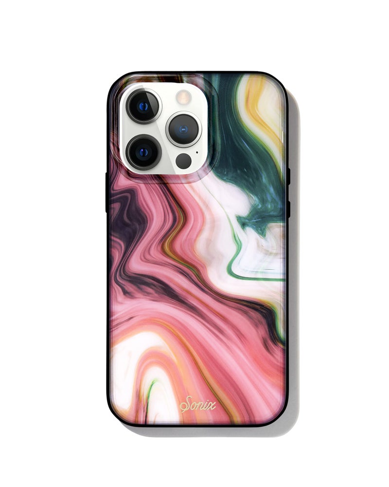 Sonix Phone Case for iPhone 13 Pro | 10ft Drop Tested | Marble Print | Agate - Image 1