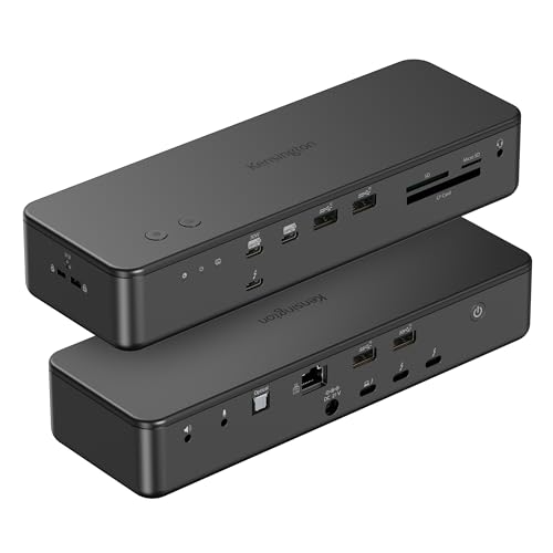 Kensington EQ Pro Thunderbolt™ 5 Dock Designed for MacBook, Optimized for M-Series Pro/Max Models, 140W PD, 80Gbps Data Transfer, Built-in and Lockable PCle M.2 SSD Slot for Quick Storage K33612NA - Image 1