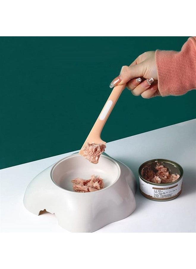DonLeeving - 4 PACK Pet Food Can Supplies Pet Food Mixing Spoons Food Canned Scoop for Pet Cat Dog Feeding Can and Wet Food Storage - Image 1