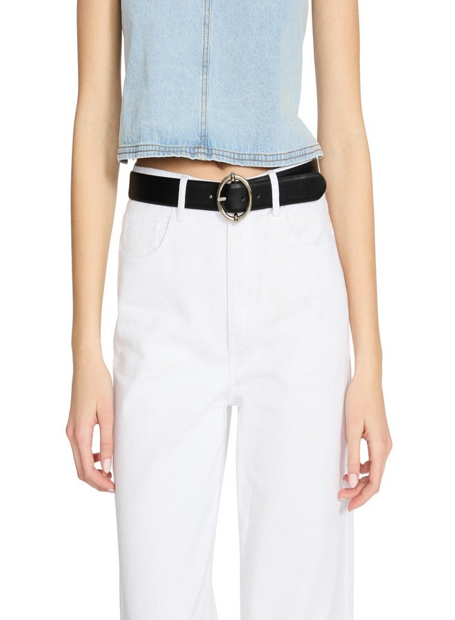 ستيف مادن حزام بنطال نسائي قابل للعكس من ستيف مادن، لون أسود/كونياك، مقاس L - Image 2