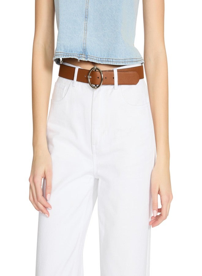 ستيف مادن حزام بنطال نسائي قابل للعكس من ستيف مادن، لون أسود/كونياك، مقاس L - Image 4