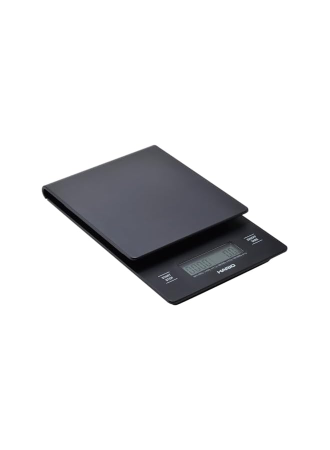 Hario V60 Drip Coffee Scale and Timer Pour-Over Scale Black (New Model) - Image 1