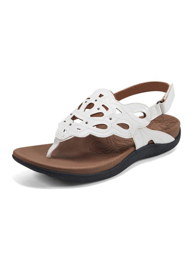 Women's Ridge Sling Sandal, White, 40 EU