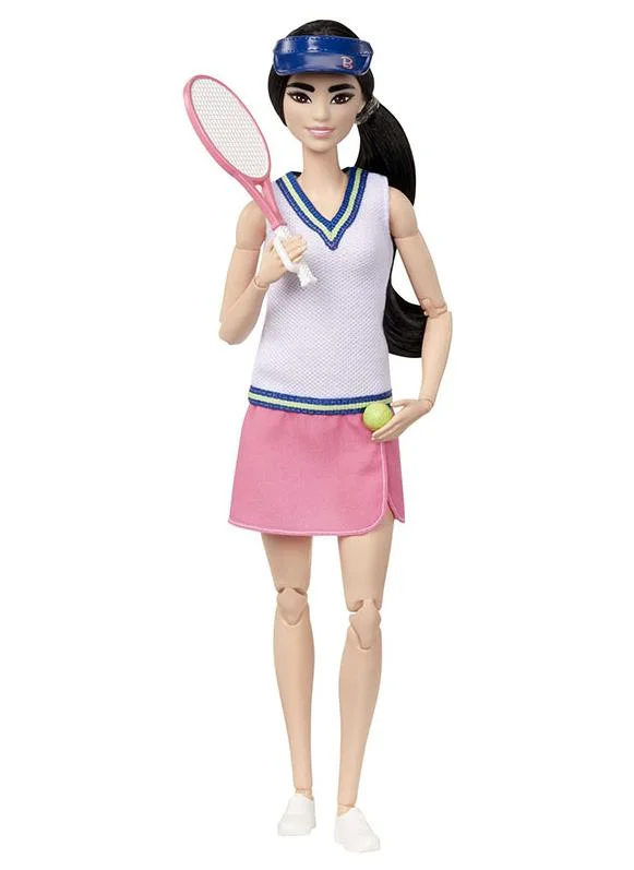 Barbie Doll & Accessories, Career Tennis Player Doll with Racket and Ball