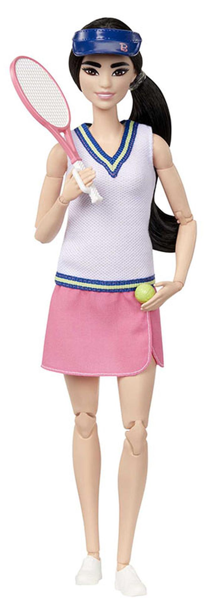 Barbie Doll & Accessories, Career Tennis Player Doll with Racket and Ball - Image 1
