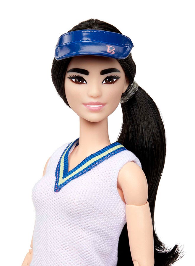 Barbie Doll & Accessories, Career Tennis Player Doll with Racket and Ball - Image 2