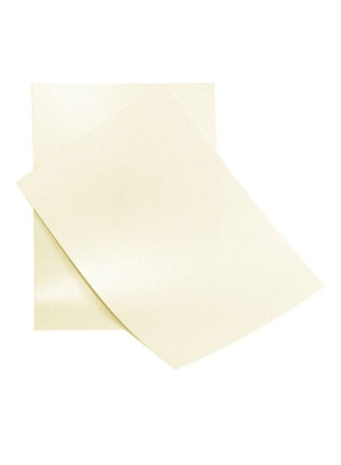 Terabyte Ice Gold Paper Ivory Size A4 Certificate, Business, Wedding Card, Gift Paper (300 GSM - 10 Sheets) - Image 2